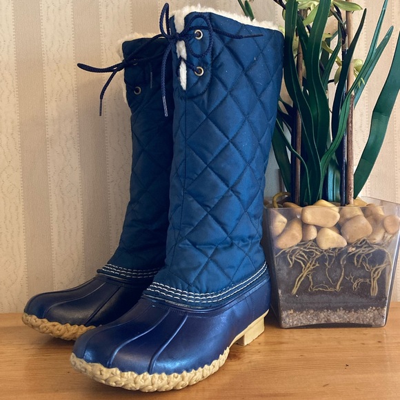 L.L. Bean Shoes Ll Bean Quilted Sherpa Duck Boot Poshmark